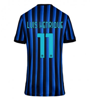 Inter Milan Luis Henrique #11 Replika Hjemmebanetrøje Dame 2025-26 Kortærmet